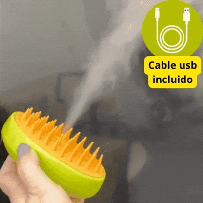 Cepillo a vapor para mascotas