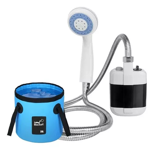 Ducha Portátil Con Bomba Inalámbrica Recargable